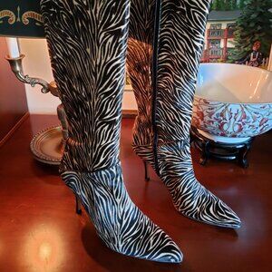 Cole Haan Zebra Print Boots • Style D17818 • Women’s 9.5